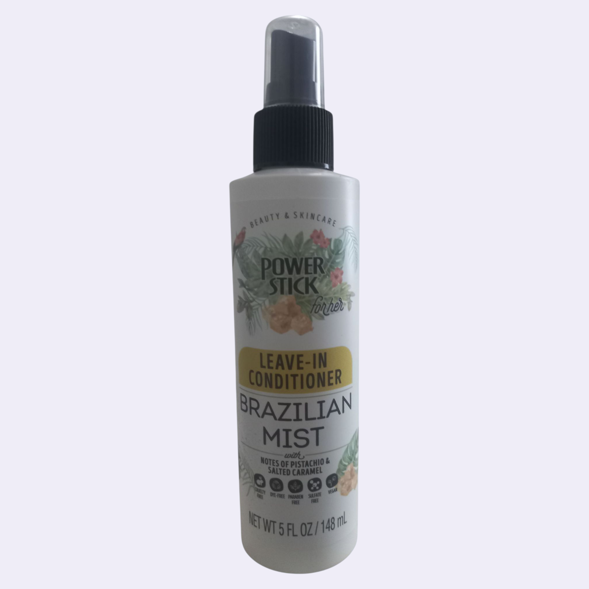Brazilian Mist Leave-In Hair Conditioner, with notes of Pistachio & Salted Caramel for women, 5 fl oz
